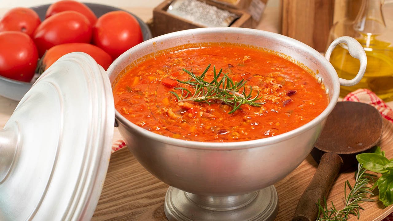 Salsa BOLOÑESA con carne picada