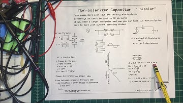 Non-polarized Capacitor with electrolytic