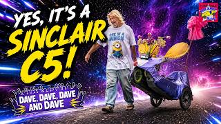 Yes, it's a Sinclair C5 in disguise | Meet the Team: Dave, Dave, Dave & Dave | Box Kart Bash 2025