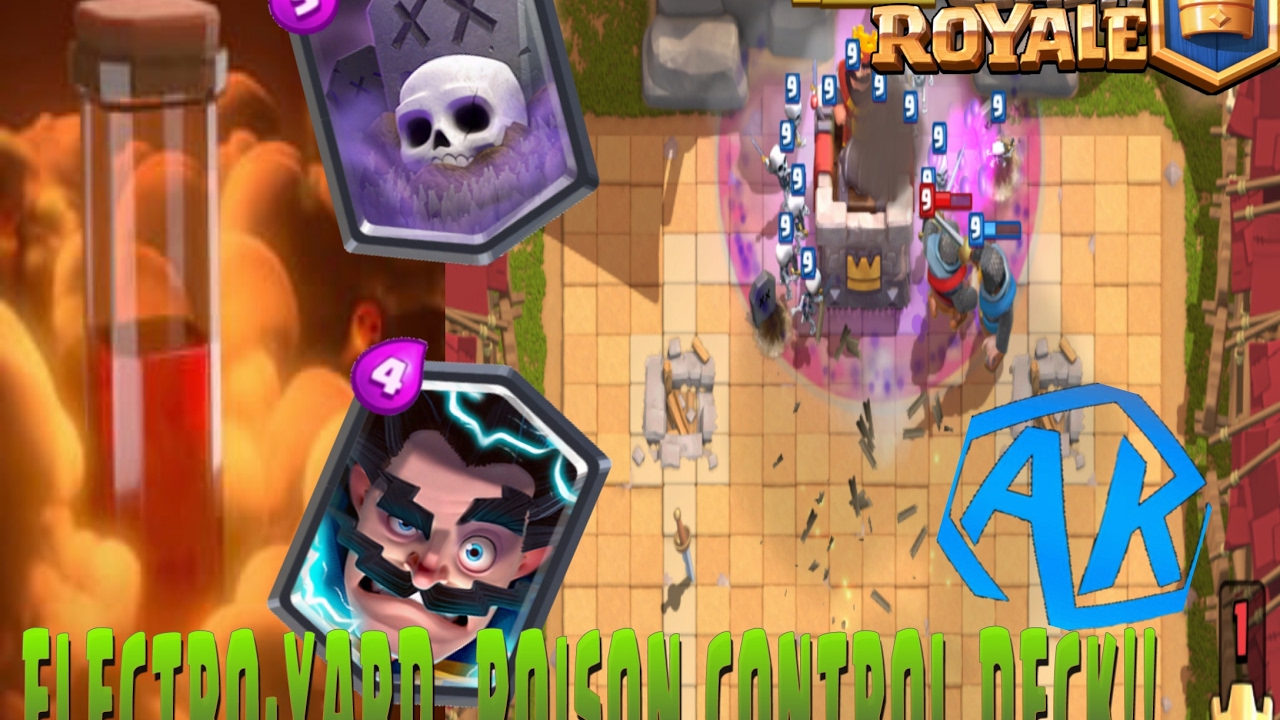 GRAVEYARD (ELECTROYARD) POISON CONTROL DECK, TIPS AND STRATEGY YouTube