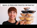 Provei 10 pasteis de nata para descobrir qual o melhor dos supermercados