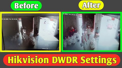 How to enable WDR and BLC in Hikvision DVR | wide Dynamic Range | Back Light Compansation