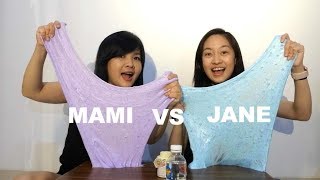 SLIME BATTLE JANE VS MAMI // Siapa Yang Menang yah??