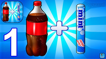 Drop and Explode: Soda Geyser Coca Cola & Mentos - Gameplay Walkthrough Part 1 Levels 1-4 (Android)