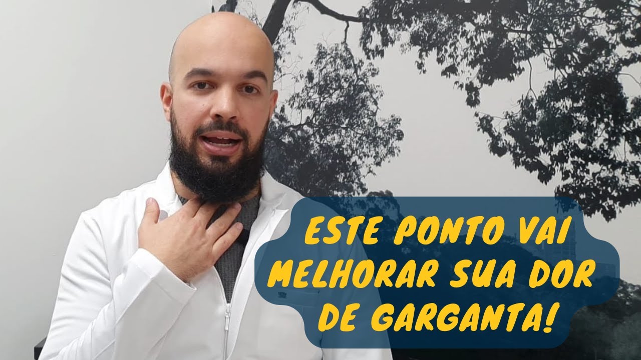 Ponto de Acupuntura para a sua Garganta!