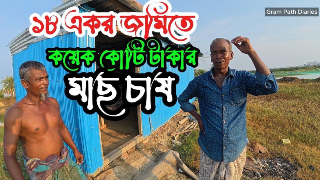 কোটি টাকার মাছ ব্যবসা অথচ বেতন ১২ হাজার টাকা | Gram Path Diaries | GPD #farmer #fishing #interview