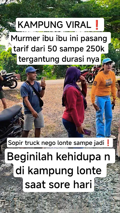 Village prostitutes selling salted fish