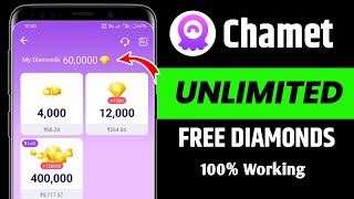 Chamet App Free Coins Diamonds Chamet App Top Up Chamet App Unlimited Coins