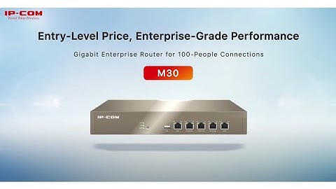 IP-COM M30 100 Users Enterprise Router with built-in AP Controller