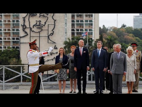 El príncipe Carlos y Camilla, de visita en Cuba
