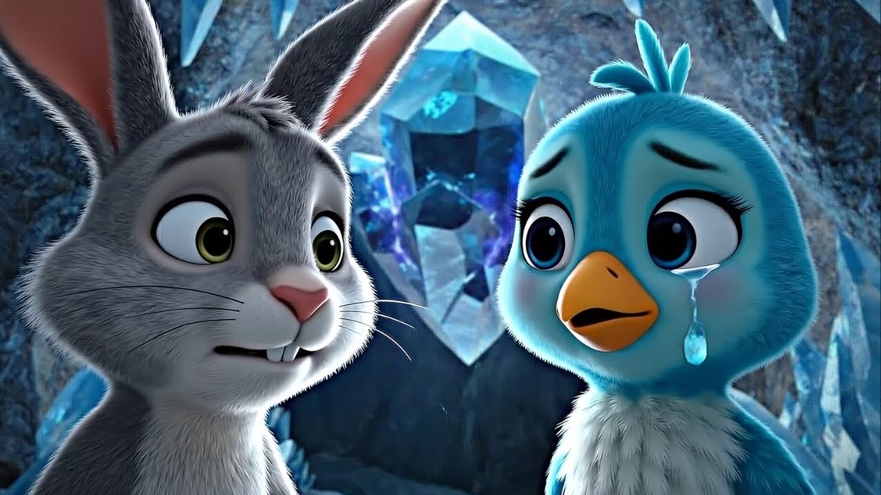 The Tiny Blue Bird Who Sacrificed Her Wings to Save the Dying Forest