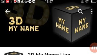 Ab banaaye Apne naam ka 3D wallpaper wo bhi Apne phone se screenshot 4