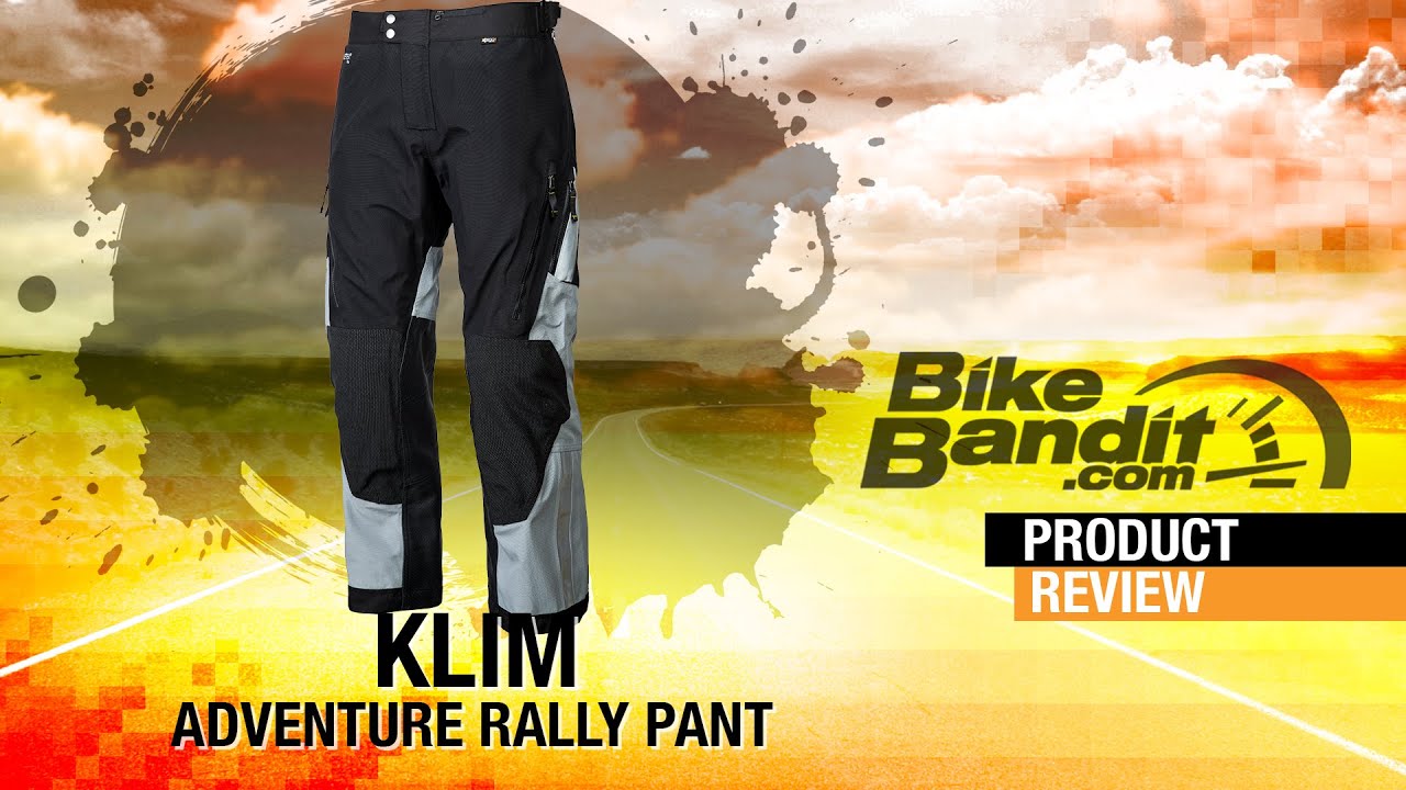 Klim Adventure Rally Motorcycle Pants | BikeBandit.com - YouTube