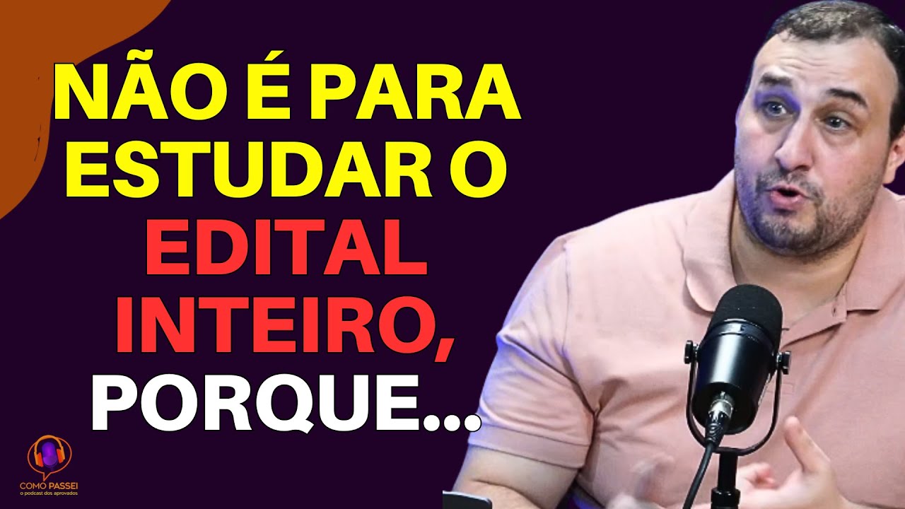 Como estudar com eficiência para concurso público sem precisar estudar tudo?