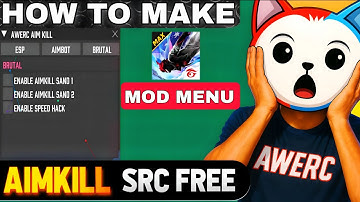 HOW TO MAKE FREE FIRE AIMKILL MOD MENU