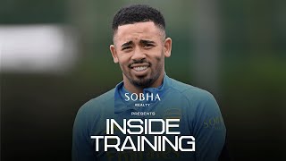 INSIDE TRAINING | Jesus, Tomiyasu and White work hard over the international break