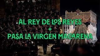 4K Al Rey De Los Reyes Pasa La Virgen Macarena Basílica Macarena Virgen De Los Reyes