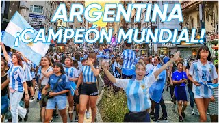 【4K】Buenos Aires - Así se Festejó ARGENTINA CAMPEÓN del MUNDO | OBELISCO - Argentina World Champion