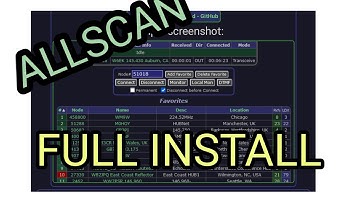 ALLSCAN - FULL INSTALL , ALLSTAR NODE INTERFACE