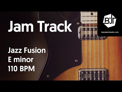 Jazz Fusion Jam Track in E minor 110 BPM