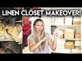 LINEN CLOSET ORGANIZATION | Organize With Me