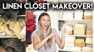 LINEN CLOSET ORGANIZATION | Organize With Me