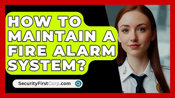 How To Maintain A Fire Alarm System? - SecurityFirstCorp.com