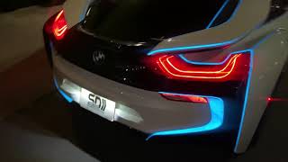 NEON WRAP ON THIS BMW I8. WRAPPING NEW I8. BEST I8 WRAP. SAN DIEGO WRAPS FULL NEON WRAP I8