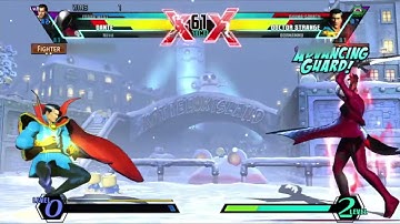 Ultimate Marvel vs. Capcom 3 - Nova-Frank West-Dante vs. Doctor Strange-Dormammu-Shuma-Gorath