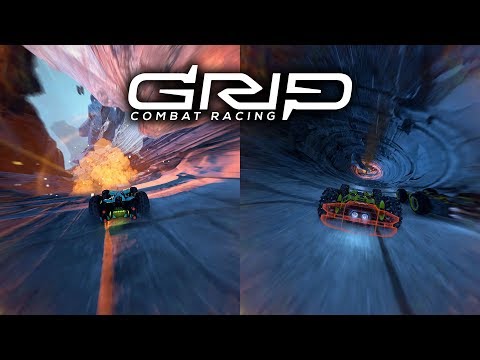 GRIP: Combat Racing Splitscreen Trailer ESRB
