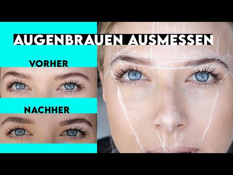 Video: So Finden Sie Die Perfekte Augenbrauenform Für Ihren Gesichtstyp