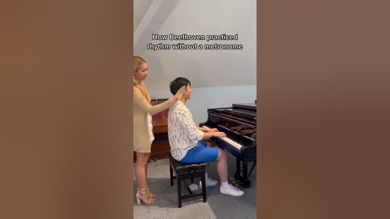 How Beethoven practiced piano in the 18th century #shorts