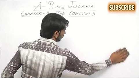 THE CONICOID B.A B sc 1st Year EXERCISE 9.1 SOLID GEOMETRY LECTURE 1 REGULAR & DISTANCE