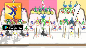 Chainsaw Head: Run and Merge Gameplay Walkthrough Part 1 - Level 1 ~ 10 (Android)