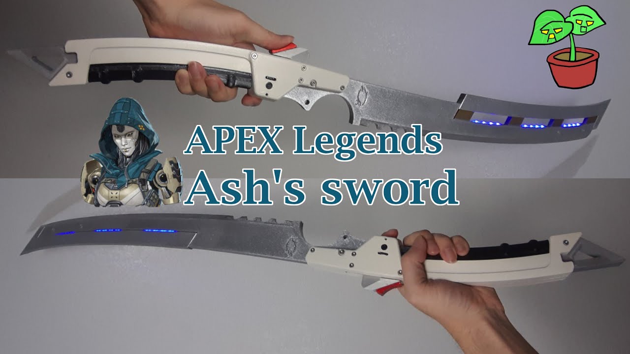 I made 3D printed Ash's sword can transform [APEX Legends] - YouTube
