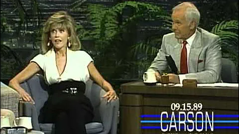 Jane Fonda Asks Johnny About Zsa Zsa Gabor | Carson Tonight Show