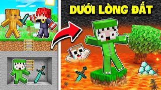 KHANGG BEDWARS THỬ THÁCH 24H SÓNG SÓT THOÁT KHỎI LAVA SINH TỒN DƯỚI LÒNG ĐẤT TRONG MINECRAFT ??