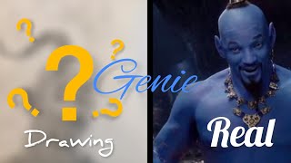 Will Smith genie 🧞‍♂️2019 Aladdin drawing!