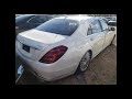 WATER FLOOD WDDUG8GB7LA519151 MERCEDES BENZ S CLASS 2020