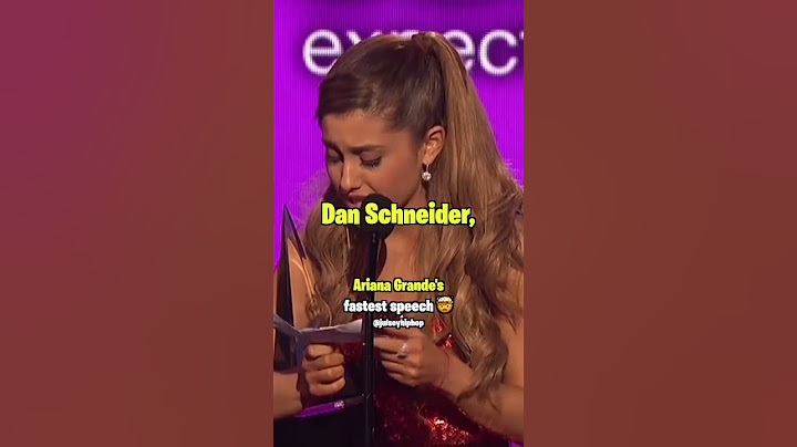 #ArianaGrande fastest speech ever 🤯 FOLLOW for more #Music vids‼️