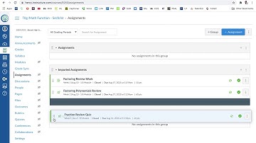 Canvas - Importing Assignment Groups from PowerSchool