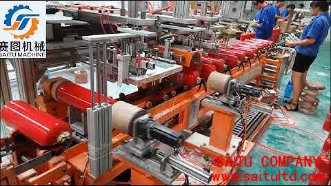Full automatic fire extinguisher leak test, screen printing and packing line