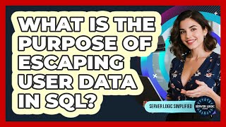 Celebrity What Is The Purpose Of Escaping User Data In SQL? Net Worth