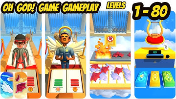 Oh God! Game All levels 1-80 Gameplay Walkthrough (iOS-Android)