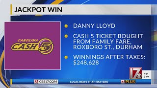 Durham Man Wins Cash 5 Jackpot Worth 345000