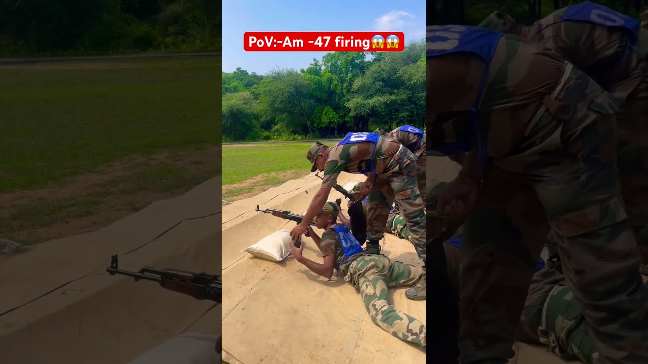 PoV Ak 47 Firing Commando Training Shorts Youtube Trending Viral