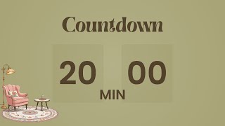 ⏳ 20 Min Cozy Timer | Soft Focus Break with No Music screenshot 2