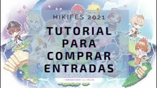 Tutorial | HIKIFES 2021: Comprar entradas.
