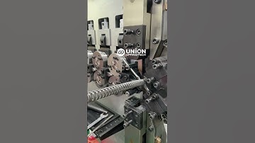 Spring coiler. Coiling machine.metal wire bending machine.4.0mm compression spring machine. #machine