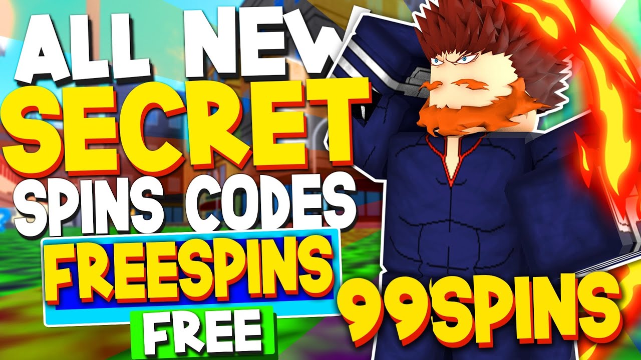 ALL NEW *FREE SECRET SPINS* CODES in MY HERO MANIA CODES! (My Hero Mania  Codes) ROBLOX 